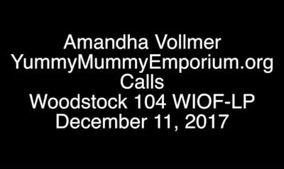 Amandha Vollmer with Paula Gloria on Public Radio Woodstock 104 WIOF
