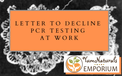 Letter to decline PCR testing at work